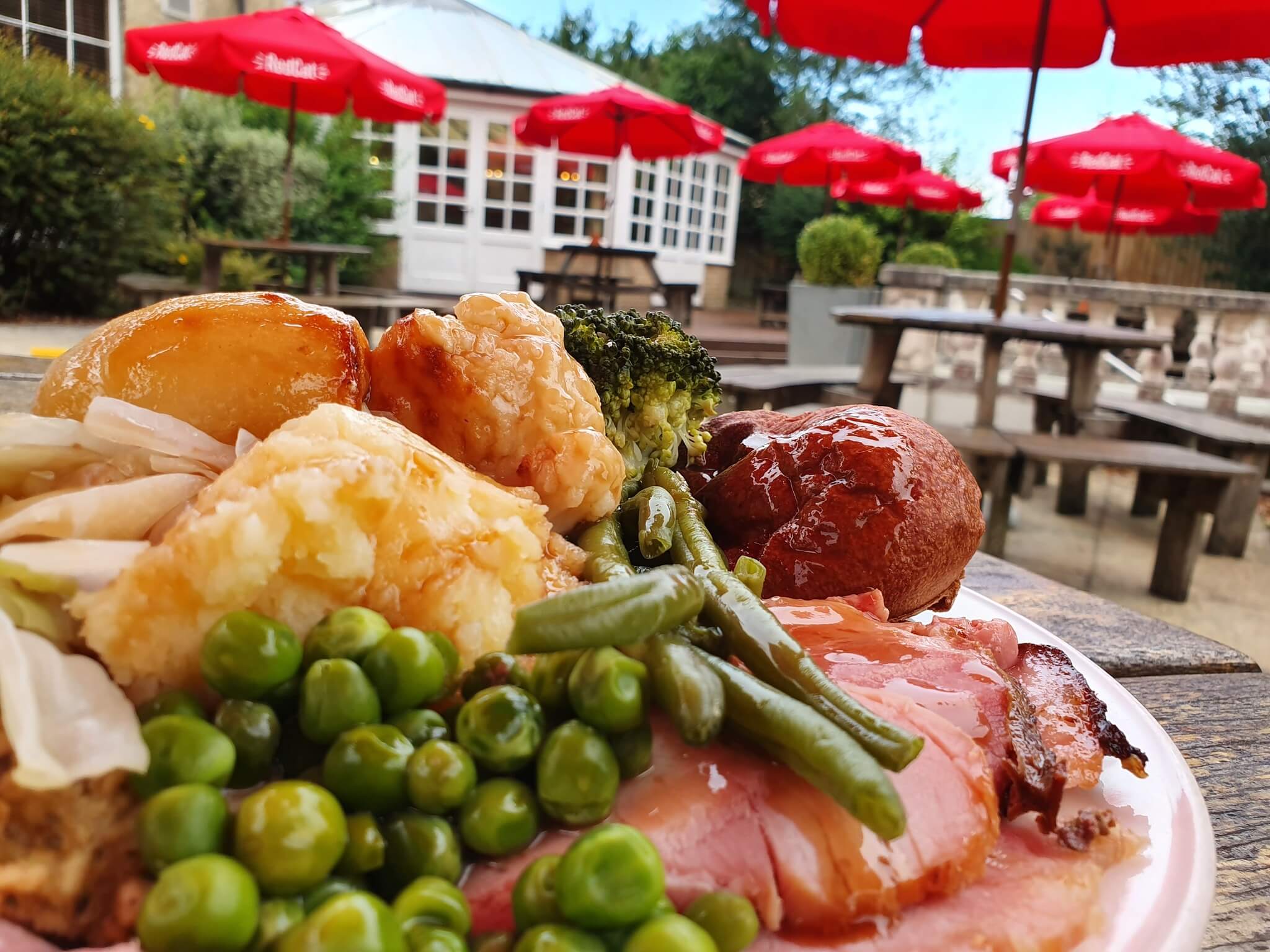 Castle Caister Outside dining